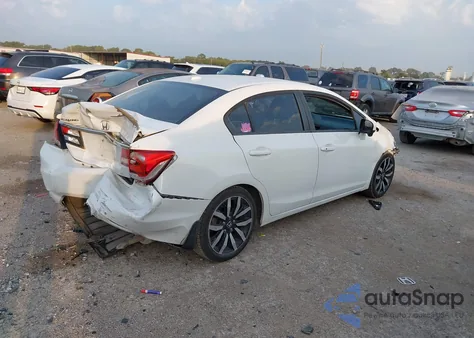 2015 Honda Civic Ex-L from USA, damaged, VIN 19XFB2F98FE009695